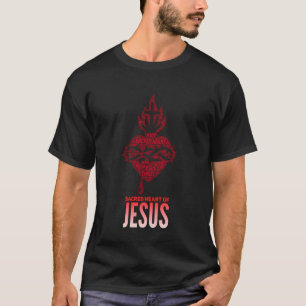 Camiseta Sagrado Corazón De Jesús Católico Tradicional 1