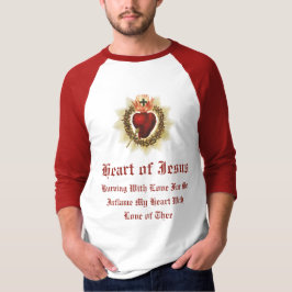 Camiseta Sagrado Corazón de Jesús Raglan T-Shirt