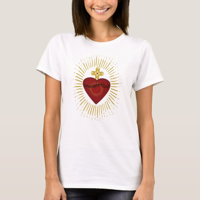 Camiseta Sagrado Corazón de Jesús Símbolo (Anverso)