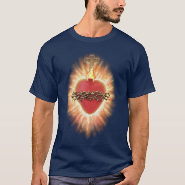 Camiseta Sagrado Corazón de Jesús T-Shirt (Anverso)