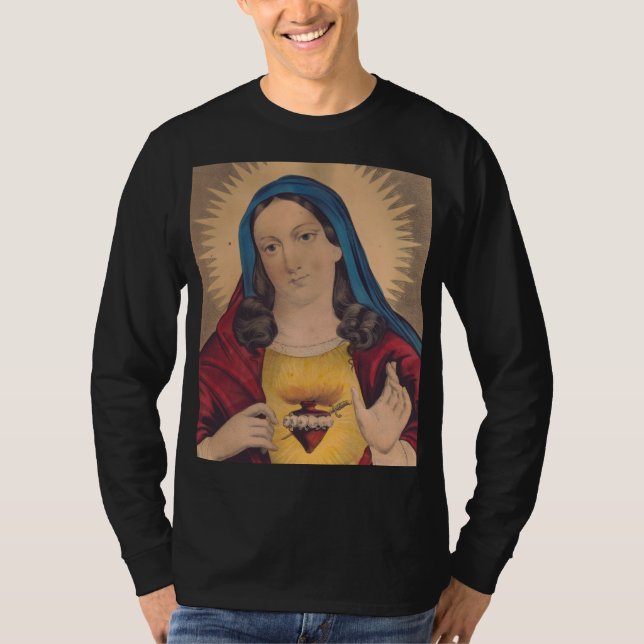 Camiseta Sagrado Corazón de María (Anverso)