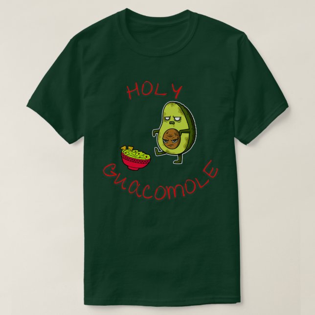 Camiseta Sagrado Guacamole (Diseño del anverso)