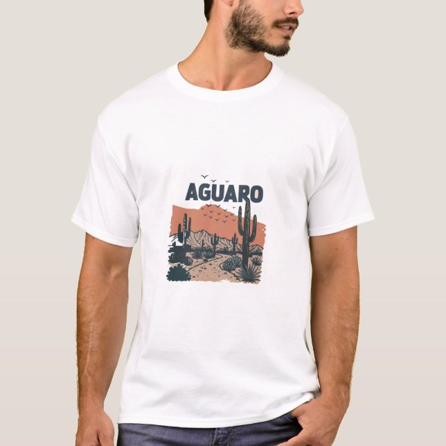 Camiseta Saguaro Sunset - Majestad del desierto (Anverso)