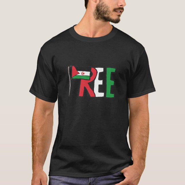 Camiseta Sahara Occidental Libre (Anverso)