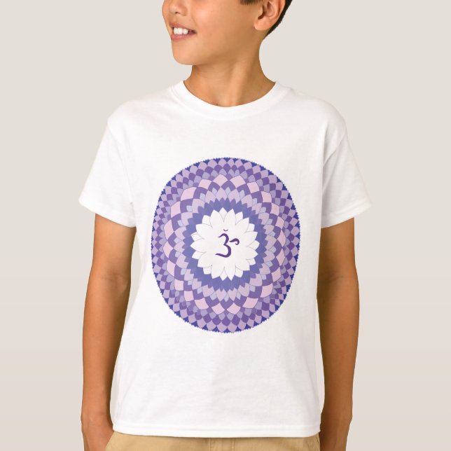 Camiseta Sahasrara chakra mandala (Anverso)