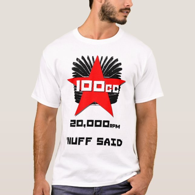Camiseta said del nuff de 100cc 20.000 RPM ' (Anverso)