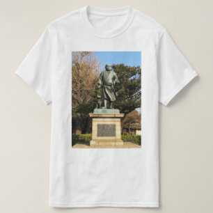 Camiseta Saigo Takamori (El último Samurai) y estatua de pe