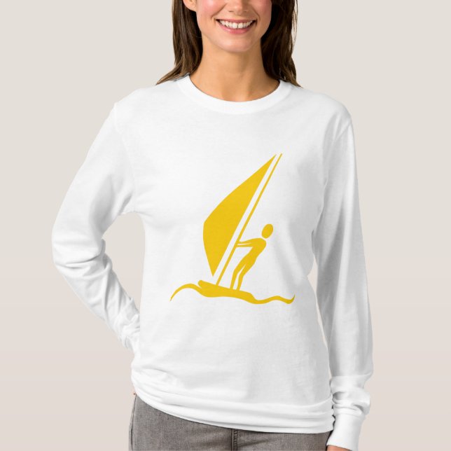 Camiseta Sailboarding - Amber (Anverso)