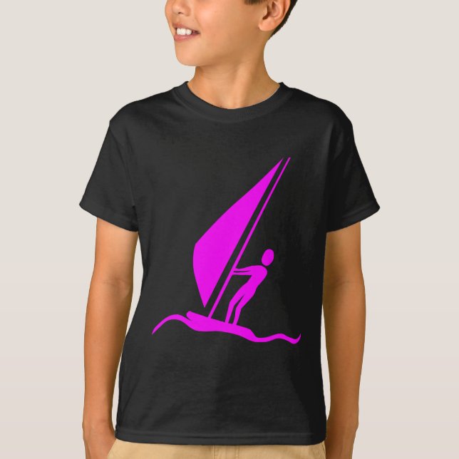 Camiseta Sailboarding - Magenta (Anverso)