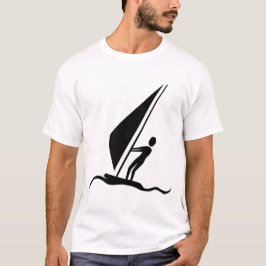 Camiseta Sailboarding - negro