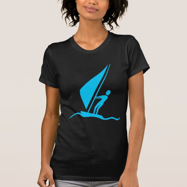 Camiseta Sailboarding - Sky Blue (Anverso)
