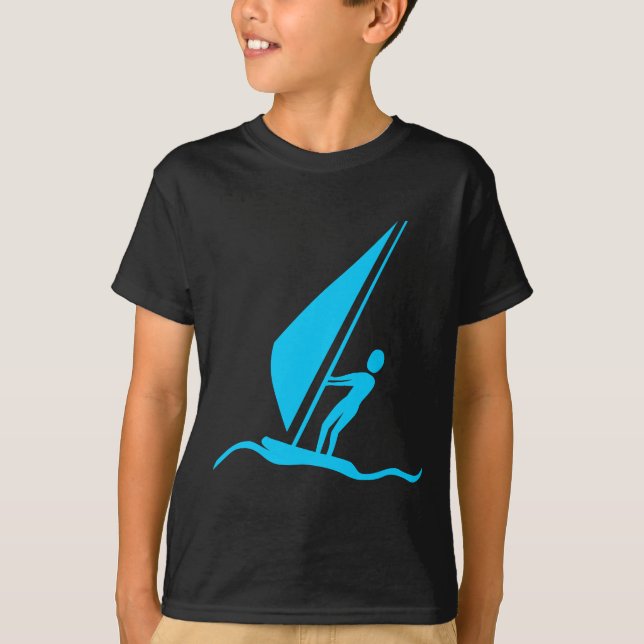Camiseta Sailboarding - Sky Blue (Anverso)