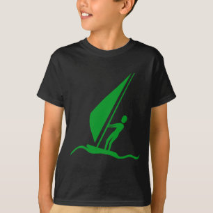 Camiseta Sailboarding - Verde de hierba