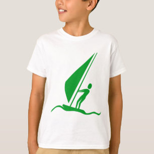 Camiseta Sailboarding - Verde de hierba