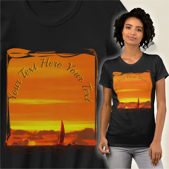 Camiseta Sailboat Sunset 1300 (Subido por el creador)