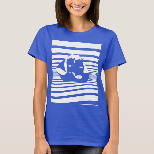 Camiseta Sailing ship (Anverso)