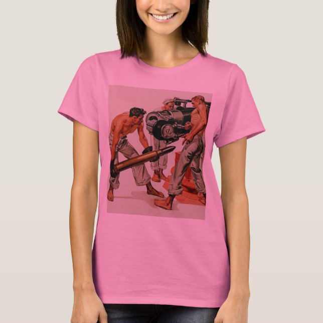 Camiseta Sailor Caza Cargando El Gran Arma (Anverso)