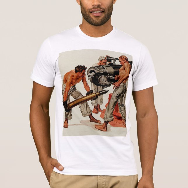 Camiseta Sailor Caza Cargando El Gran Arma (Anverso)