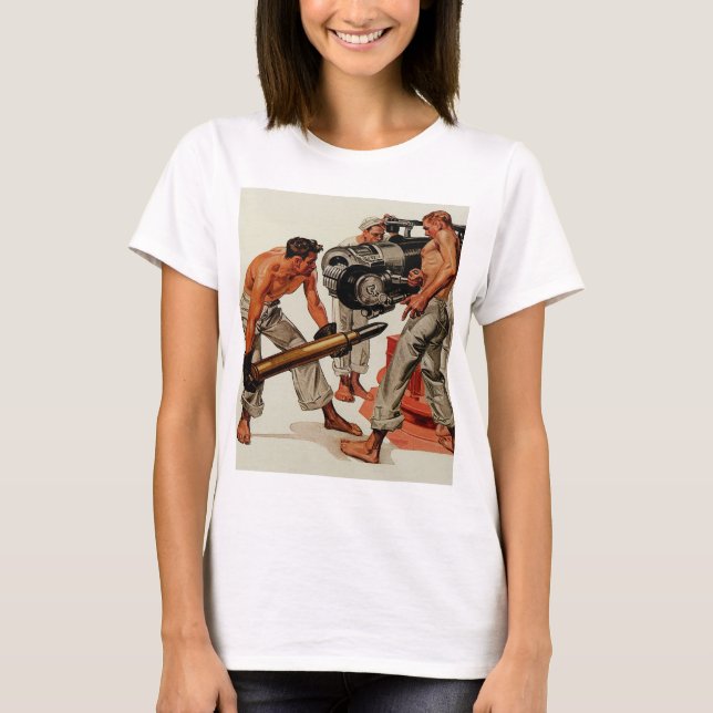 Camiseta Sailor Caza Cargando El Gran Arma (Anverso)