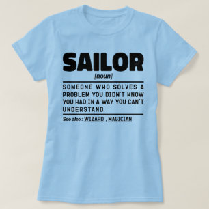 Camiseta Sailor Noun Definition Seaman Crew Boing Guay