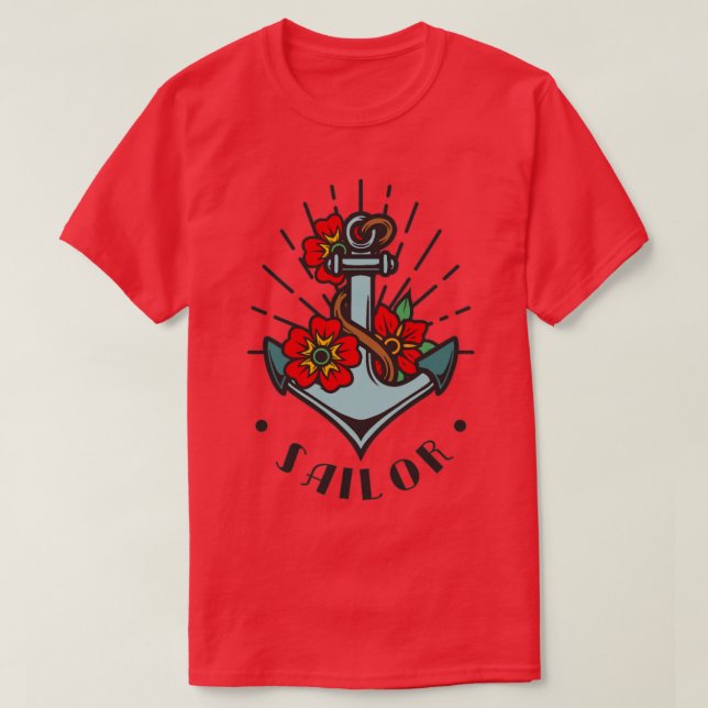 Camiseta Sailor Vintage Tattoo (Diseño del anverso)
