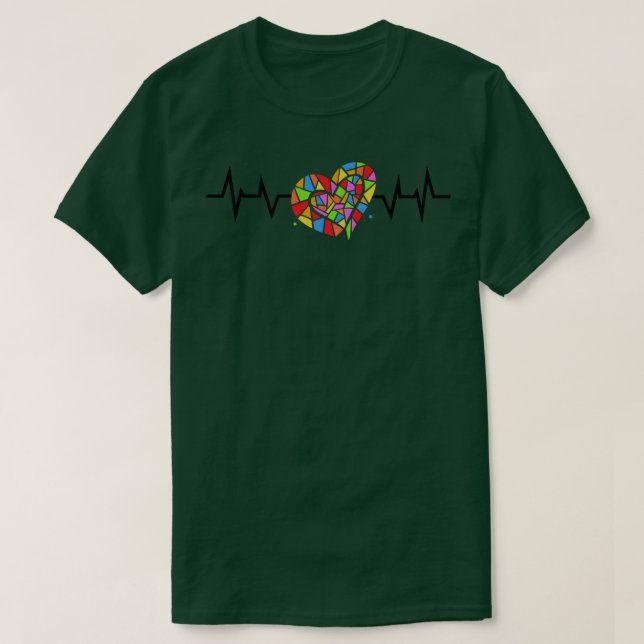 Camiseta Sained Glas Heartbeat (Diseño del anverso)