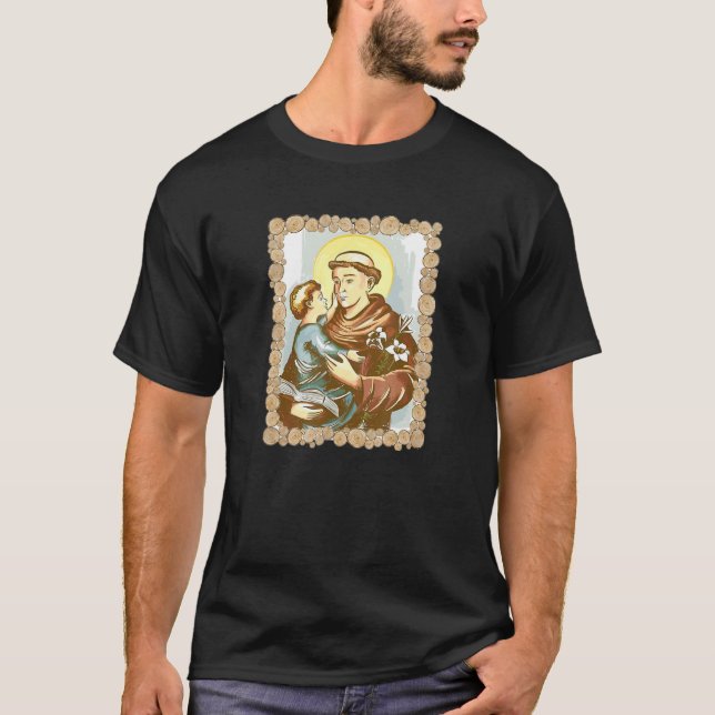 Camiseta Saint-Anthony De Padua Vintage (Anverso)