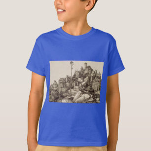 Camiseta Saint Anthony Reading por Albrecht Durer