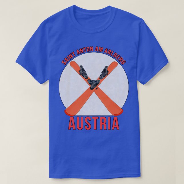 Camiseta Saint Anton am Arlberg Austria (Diseño del anverso)