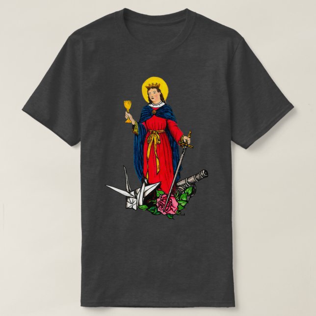 Camiseta Saint Barbara (Diseño del anverso)