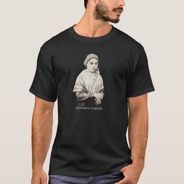 Camiseta Saint Bernadette Soubirous como un niño (Anverso)