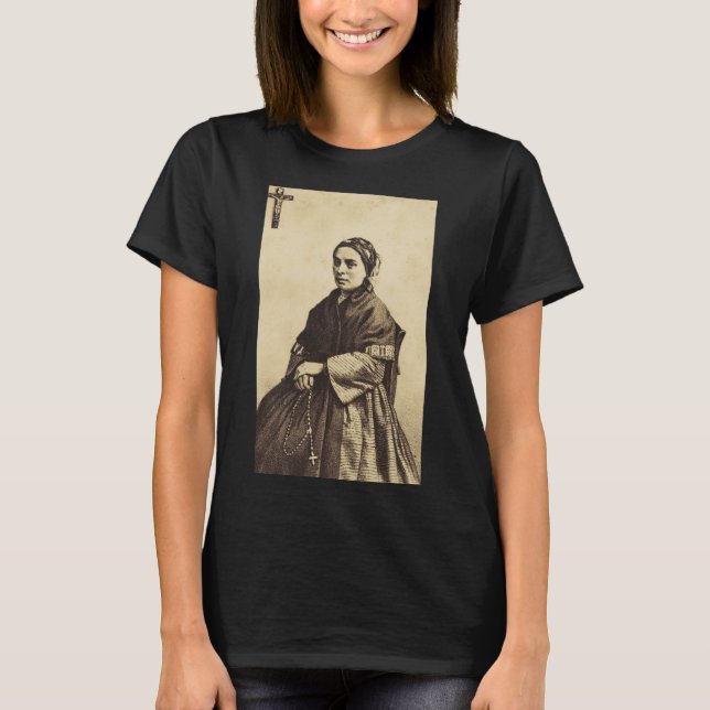 Camiseta Saint Bernadette Soubirous Fine Art (Anverso)
