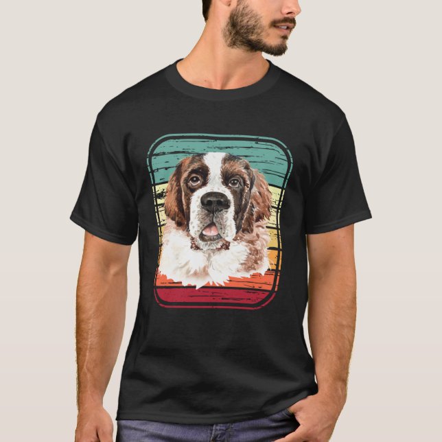 Camiseta Saint Bernard  Dog Mom or Dad St Bernard (Anverso)