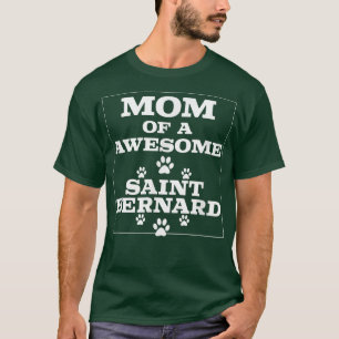 Camiseta Saint Bernard dog owner women 