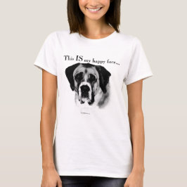 Camiseta Saint Bernard Happy Face