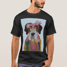 Camiseta Saint Bernard Hippie