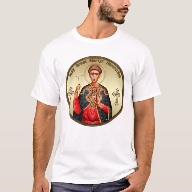 Camiseta Saint Demetrius icon 3 (Anverso)