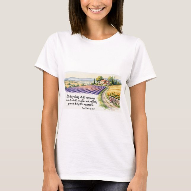 Camiseta Saint Francis Assisi  (Anverso)
