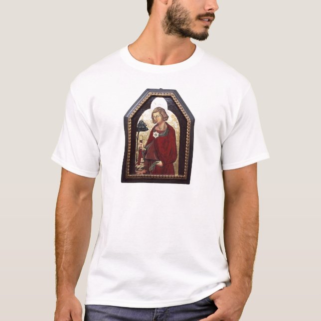 CAMISETA SAINT GALGANO / LEYENDA DE LA ESPADA EN LA ROCA (Anverso)