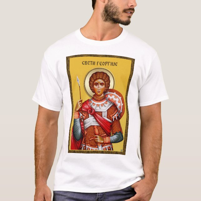 Camiseta Saint George gifts, Saint George art, srb 2 (Anverso)