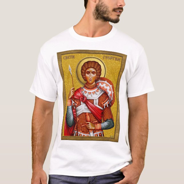 Camiseta Saint George gifts, Saint George art, srb 3 (Anverso)