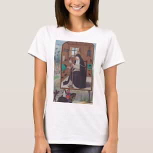 Camiseta Saint Gertrude de Helfta por Simon Bening