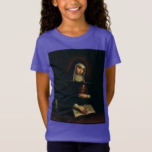 Camiseta Saint Gertrude la gran benedictina alemana