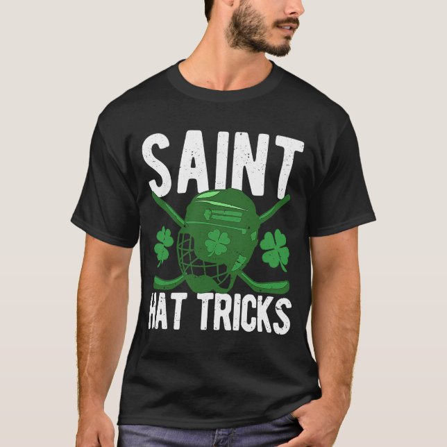 Camiseta Saint Gorra Tricks St Patricks Day Ice Hockey Sham (Anverso)