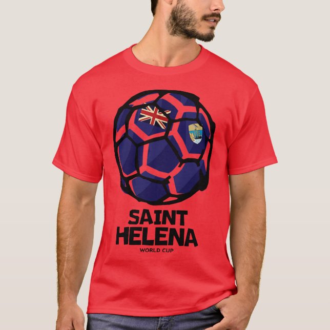 Camiseta Saint Helena Country Flag (Anverso)
