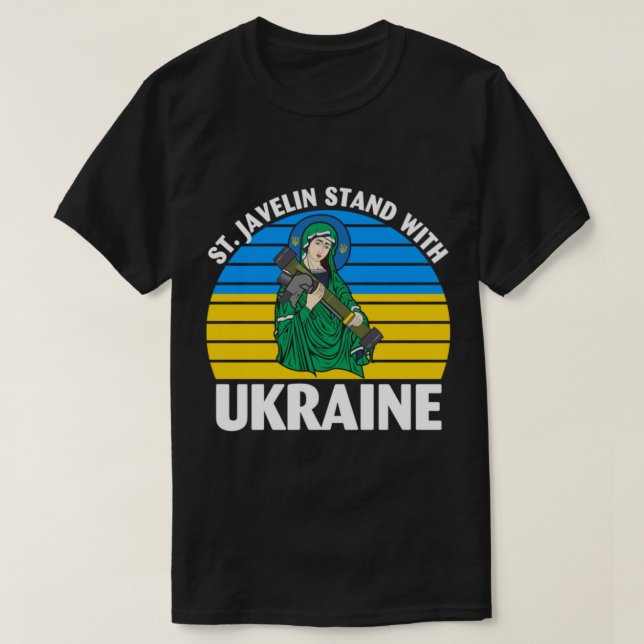 Camiseta Saint Javelin se une a Ucrania (Diseño del anverso)