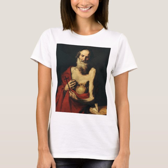 Camiseta Saint Jerome por Jusepe de Ribera (Anverso)