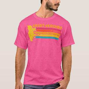 Camiseta Saint-Jerome Quebec Canadá Vintage Dolor de alma