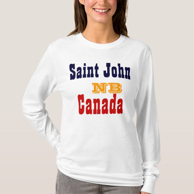 Camiseta Saint John NB Canada (Anverso)