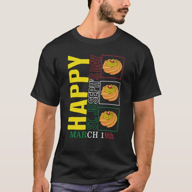Camiseta Saint Joseph's Day Happy St Joseph's Day March 19t (Anverso)
